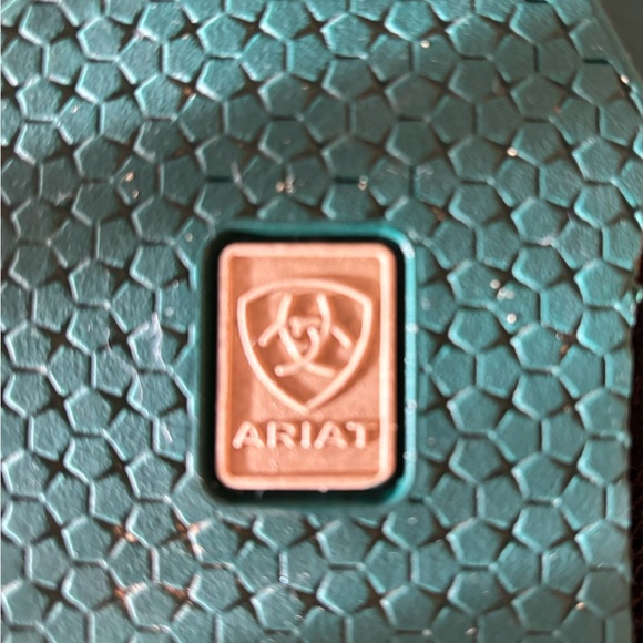 Ladies Ariat Cruiser Shoes, size 7.5.  Brown with Turquoise and Gold-like new! - Picture 5 of 6